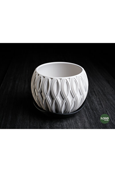 Homentum Tavo | Ghiveci decorativ cu relief oval – 10 cm