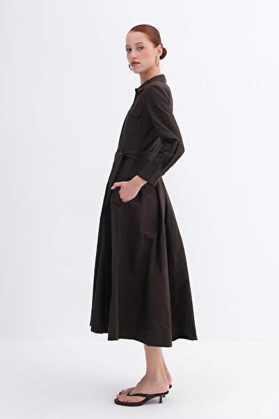 Addax Waist-Tied Dress E17715