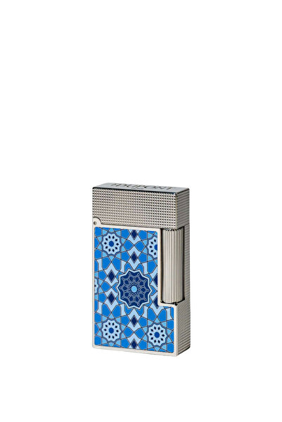 S.T. Dupont Alhambra Collection Ligne 2 Mavi Puro Çakmağı