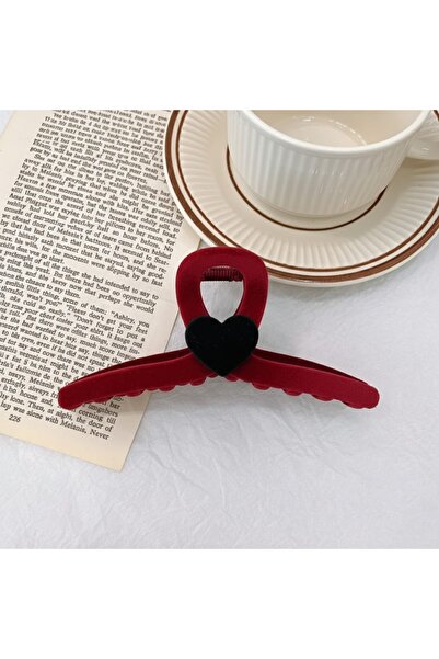 GÜLPEŞE Velvet Detailed ❤️ Latch Buckle Knob Buckle