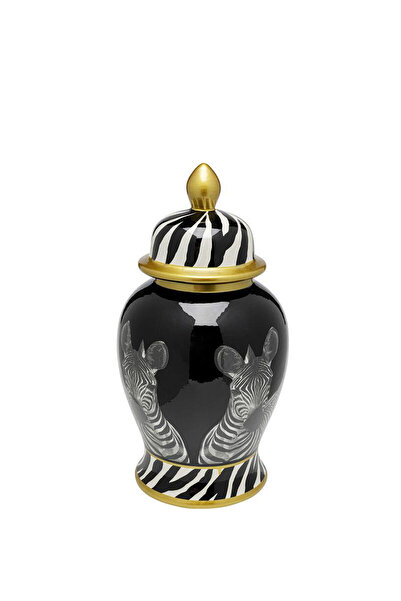 Kare Design Zebra Face Porselen Vazo