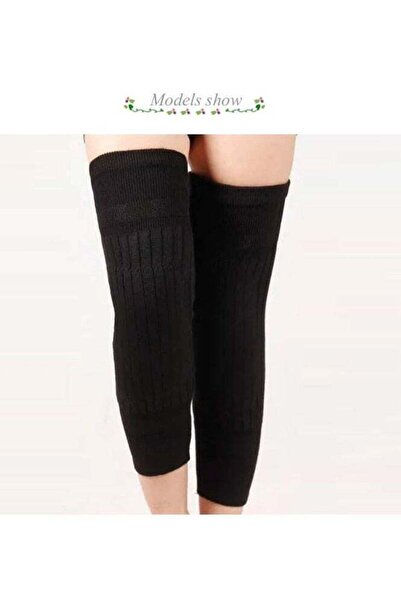 Generic Knee Warmers Thicken Lengthen Knee Pads Brace Support Thermal Compression Sleeve (Unisex)