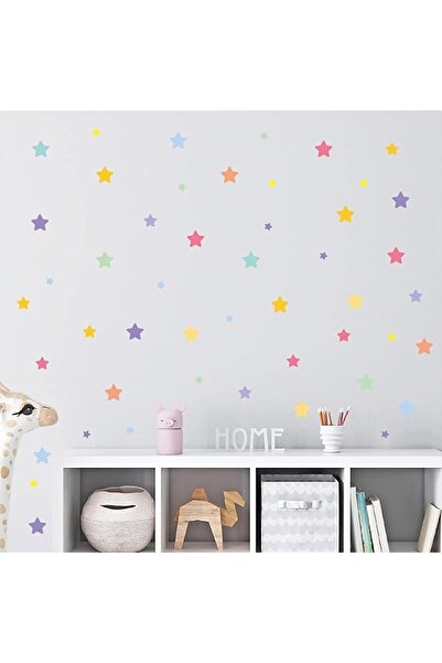 JOYZ Children's Wall Stickers, 8 DIY Removable Colorful Sheets for Nursery & Bedroom