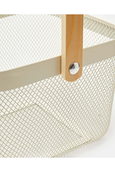 REDTAG White Square Basket With Handle