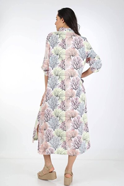 della moor Γυναικείο φόρεμα μποέμ με σχέδιο δέντρο της ζωής