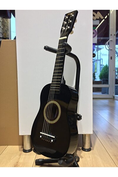 Master Music Çocuk Gitarı Oyuncak 60cm Ahşap 0-8 Yaş Arası Siyah
