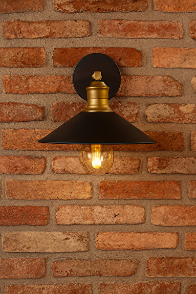 ÖZVEDA HOME Milla Rustik Eskitme Duvar Lambası Metal Model