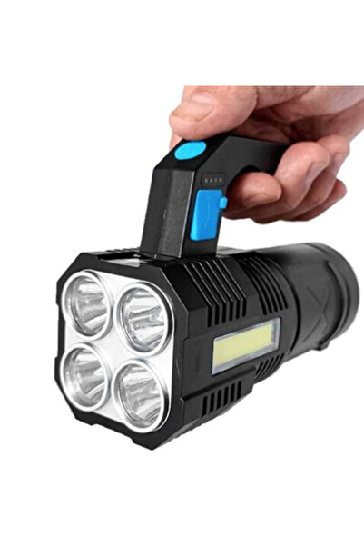 OEM F-907 hand torch with 4 LEDs and side COB