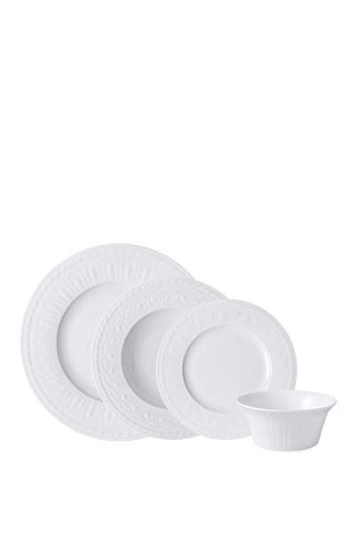 Villeroy & Boch Cellini Beyaz Porselen 48 Parça 12 Kişilik Yemek Takımı