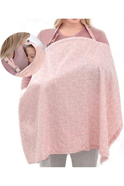 Generic Poliviaz Breathable Cotton 360° Nursing Cover - Multi‑use, Full Privacy Nursing Shawl