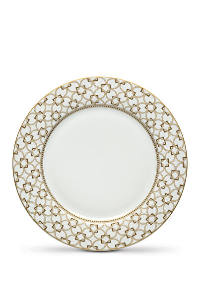 Pozzi Milano Deco Geometric Patterned Porcelain Serving Plate 27 cm