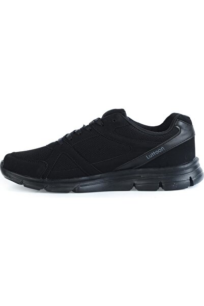Afilli Black Men's Thick Sole Casual Large Size Footwear 46 47 48 Sports Sneaker Walking Training Shoes