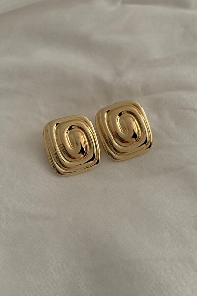 Lavian Accessories Hailey Serisi Olie Gold Küpe