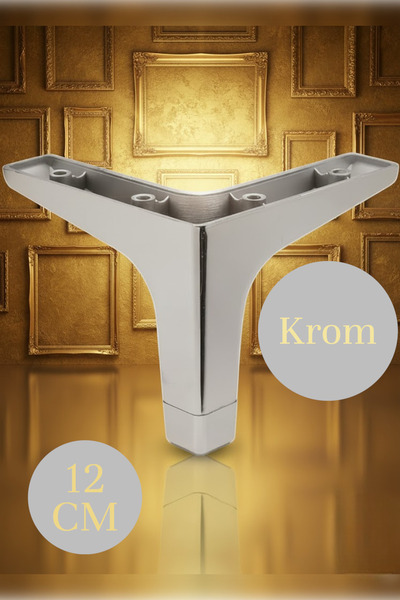 MH MiniHediye Lüks Mobilya Kanepe Sehpa Tv Ünitesi Koltuk Ayağı 12 Cm Parlak ...