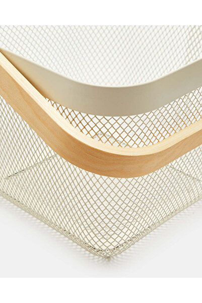 REDTAG White Square Basket With Handle