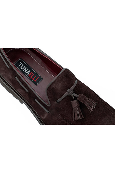 Tuna Genuine Leather Eva Sole Loafer Model Men's Shoes - 1641