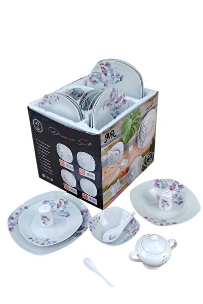 Dania ✨ Luxurious dinnerware set for 6 people – 47 pieces that add a touch of luxury to your table ✨