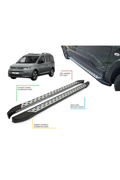 TUNAX OTO VOLKSWAGEN CADDY NOKTALI YAN BASAMAK 2020 2021 2022 2023 2024 2025 ...