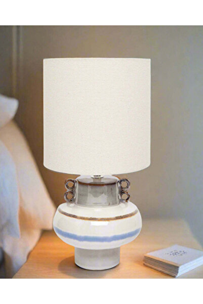 REDTAG Beige Table Lamp With Ceramic Base