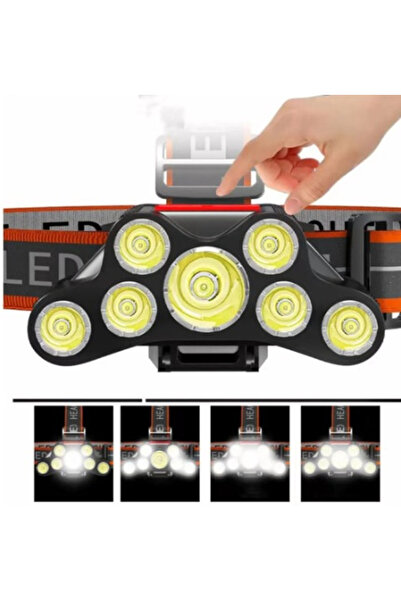 OEM T26 headlamp with 7 LEDs and 4 USB lighting modes