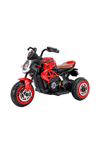 FONIX Comando Kids Electric Cruiser Tricycle, 2 Motors, Bluetooth & LED, 5+ yrs, Red/Black