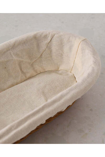 REDTAG Brown Oval Woven Basket With Cloth