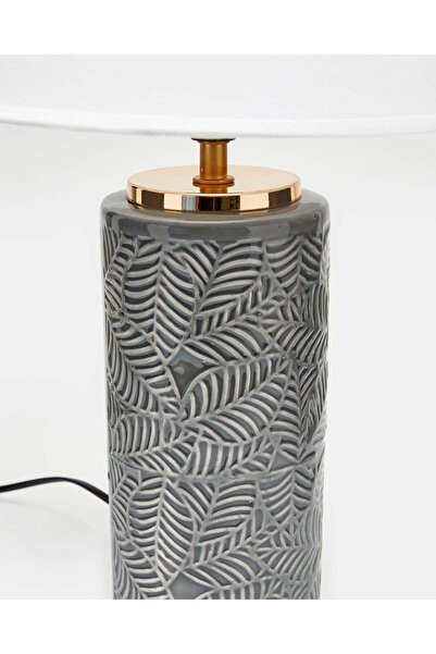 REDTAG Beige Foliage Ceramic Base Table Lamp