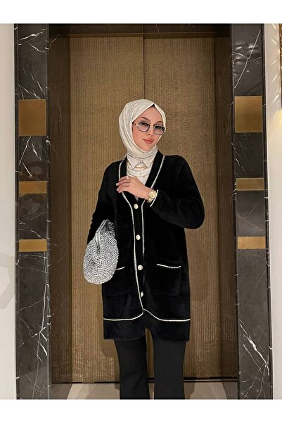 Thebomb Buse Angora Buttoned Cardigan