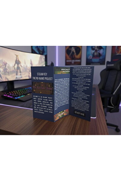 VreauPoster The No-Name Project Game on Steam CDKey in Flyer A4 Carton