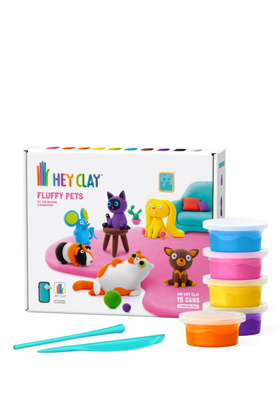 Hey Clay Sevimli Evcil Hayvanlar 15'li Hava ile Kuruyan Kil