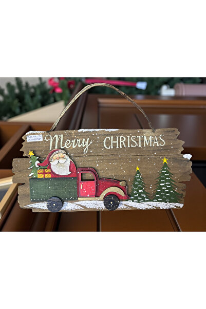 Bukiro زينة جدارية لبابا نويل، زخرفة عيد الميلاد المجيد