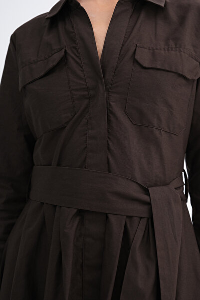 Addax Waist-Tied Dress E17715