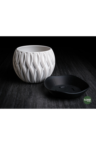 Homentum Tavo | Ghiveci decorativ cu relief oval – 10 cm