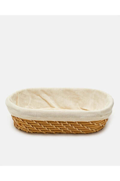REDTAG Brown Oval Basket With Fabric