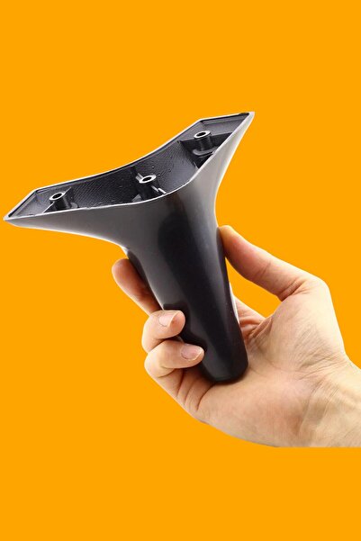 MH MiniHediye Aspen Luxury Furniture Sofa Armchair Tv Unit Base Riser Leg Feet 12 cm Black Foot