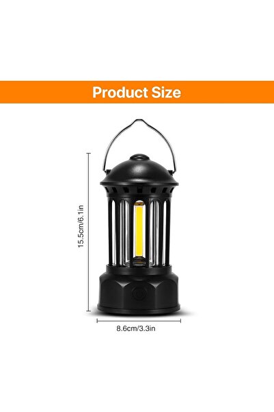 Festive Lights Smart Lantern – Rechargeable Portable LED Table Lamp (16.4x9.2x9 cm)