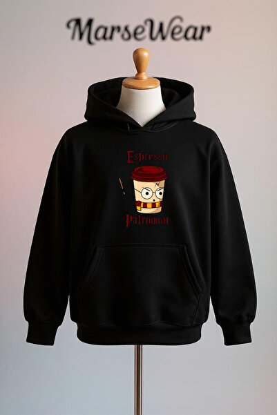 Vordevia سويت شيرت إسبريسو باترونويم مطبوع قطن 3 خيوط O قصة فضفاضة