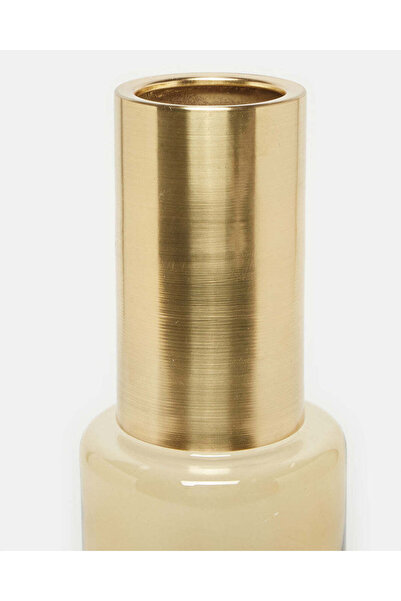 REDTAG Gold Metal And Glass Tall Vase