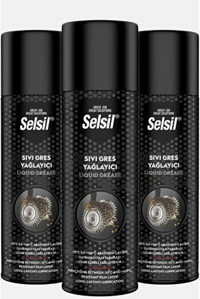Selsil Sıvı Gres Yağlayıcı 500ml × 3ADET