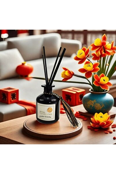 bity thok A luxurious aromatic diffuser with amber and vanilla scent – elegant leopard-themed design, 120 ml