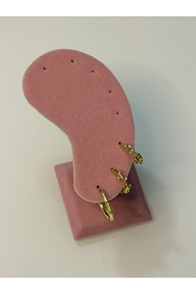 Harlofia Jewelry Gold 3-Piece Hoop Earring Set