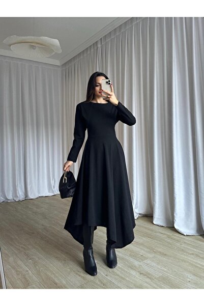 Mooi Butik Morata Midi Dress 8517 - Black