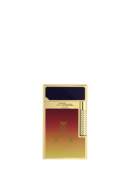 S.T. Dupont Le Grand Dupont Montecristo Altın Rengi Metal Puro Çakmağı C23034