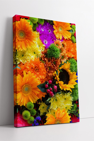 KOSS Dijital Μοντέρνο διακοσμητικό ζωηρό σχέδιο σε ενεργικά χρώματα με πορτοκ...