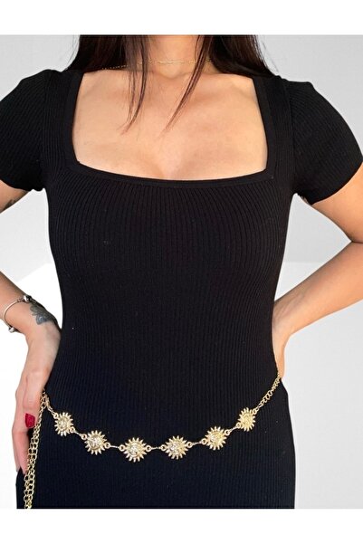 Atelier Licia Gold Vintage Chain Belt – Stylish and Adjustable Waist Accessory