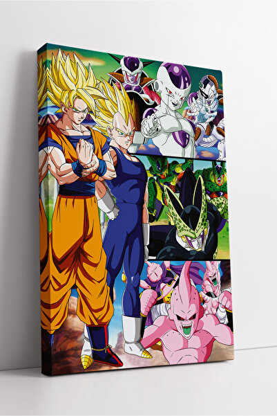 KOSS Dijital Pictură pe pânză Dragon Ball Anime Goku Vegeta Freiza Cell Buu L...