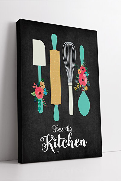 KOSS Dijital Articole de bucătărie florale și pictură pe pânză cu design mode...