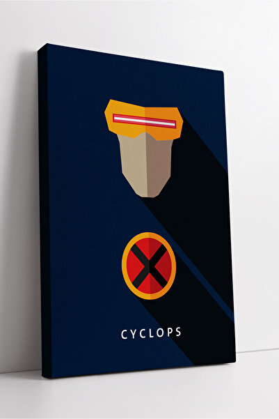 KOSS Dijital Cyclops Minimal Comic Style X-Men Canvas Print Decor modern de p...