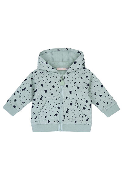 Chicco Baby Hanorac verde deschis pentru copii, 100% bumbac, 12-18 luni