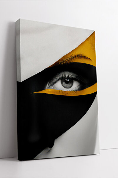 KOSS Dijital Pictură artistică pe pânză cu compoziție a ochilor feminin |   P...